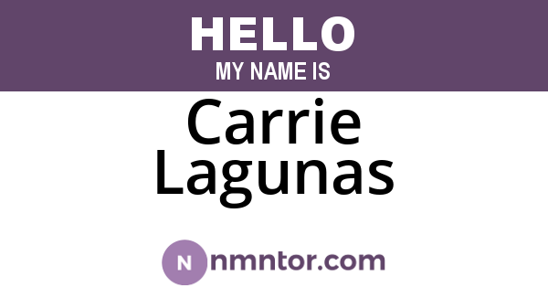 Carrie Lagunas