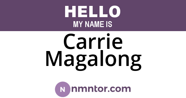 Carrie Magalong