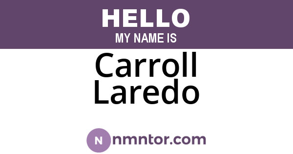 Carroll Laredo