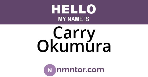 Carry Okumura