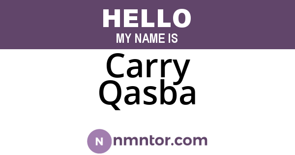 Carry Qasba