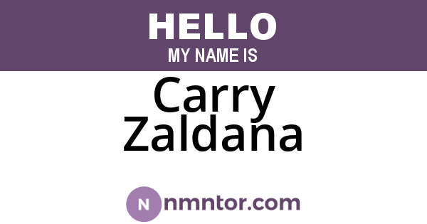 Carry Zaldana