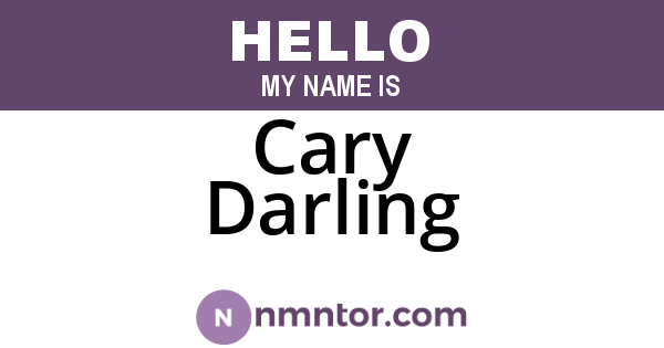 Cary Darling