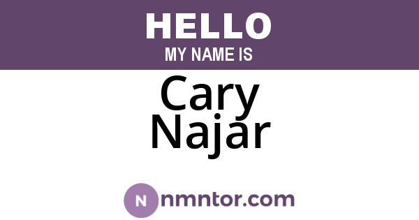 Cary Najar