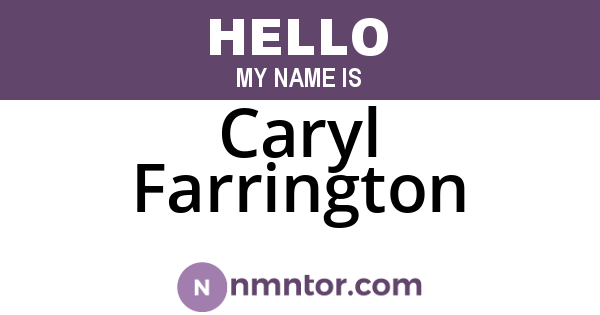 Caryl Farrington