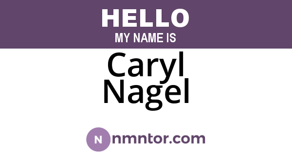 Caryl Nagel