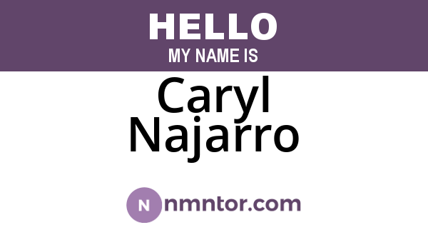 Caryl Najarro