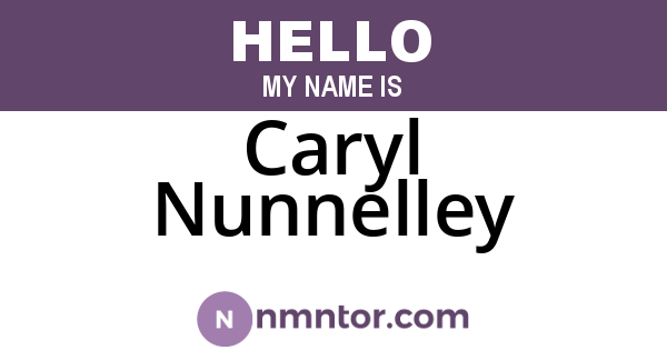 Caryl Nunnelley