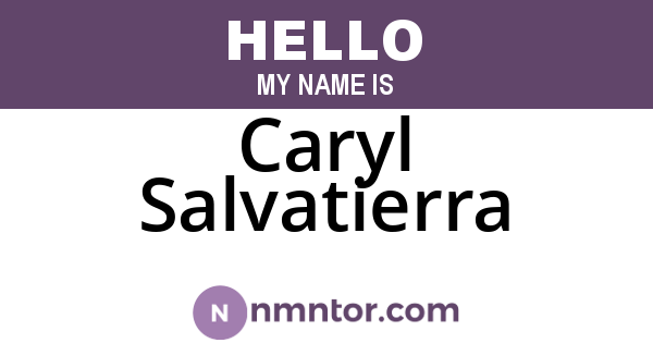 Caryl Salvatierra