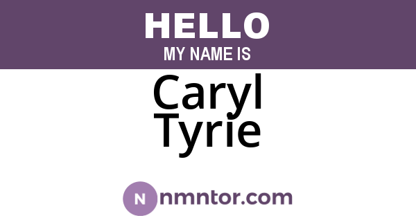 Caryl Tyrie