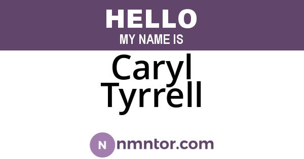 Caryl Tyrrell