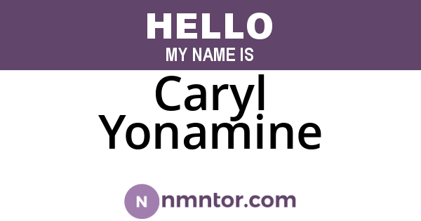 Caryl Yonamine