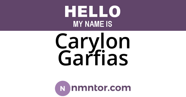 Carylon Garfias