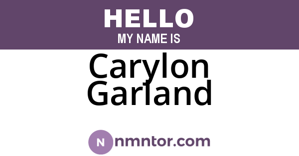 Carylon Garland