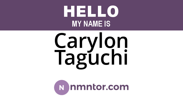 Carylon Taguchi