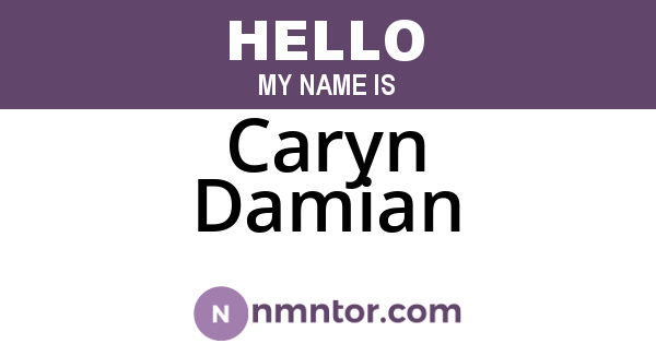 Caryn Damian