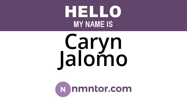 Caryn Jalomo