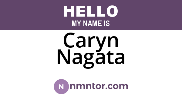 Caryn Nagata