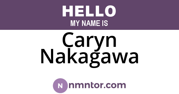 Caryn Nakagawa