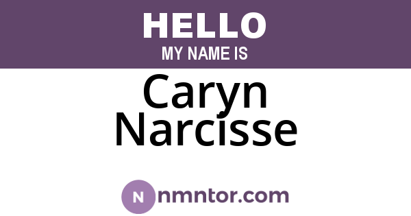 Caryn Narcisse