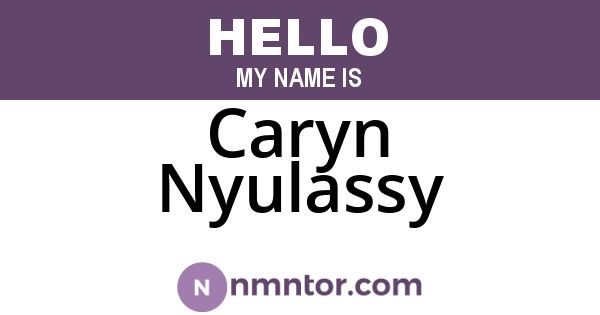 Caryn Nyulassy