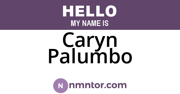 Caryn Palumbo