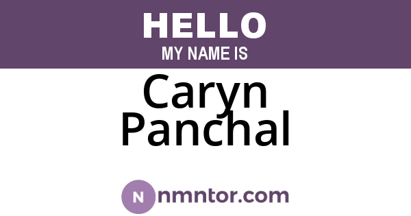Caryn Panchal