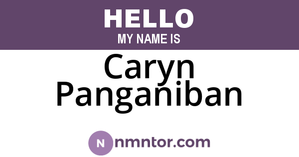Caryn Panganiban