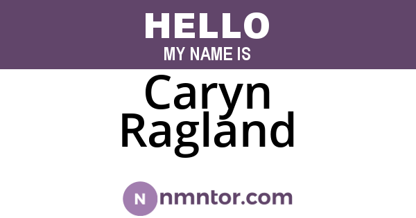 Caryn Ragland
