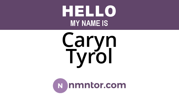 Caryn Tyrol