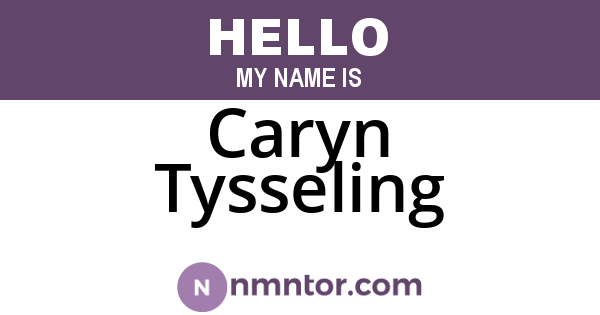 Caryn Tysseling