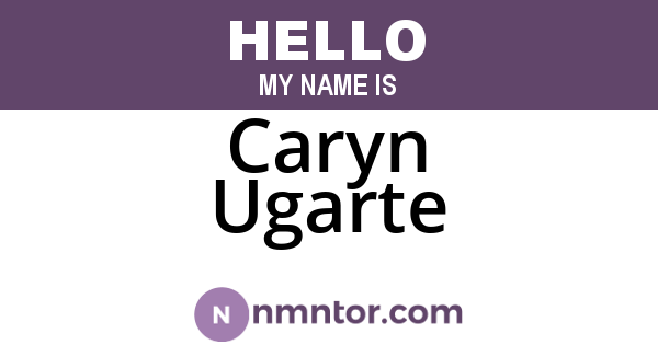 Caryn Ugarte