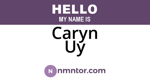 Caryn Uy