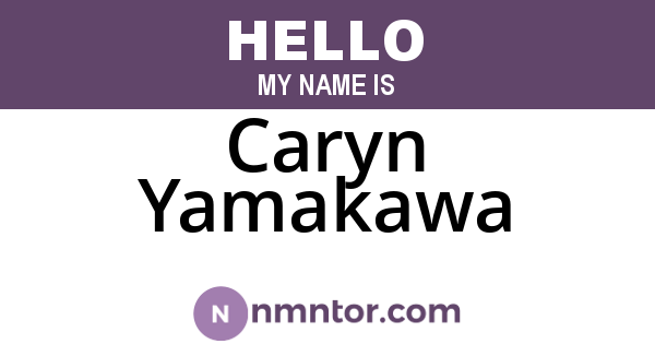 Caryn Yamakawa