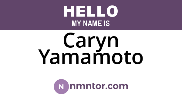 Caryn Yamamoto