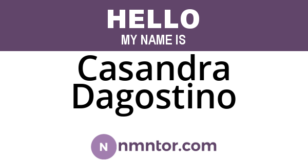 Casandra Dagostino