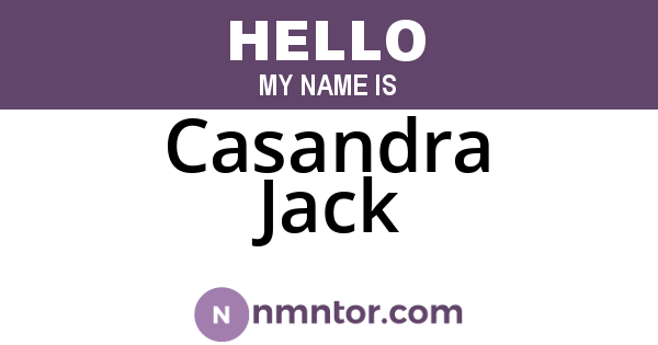 Casandra Jack