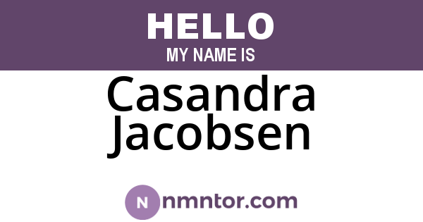 Casandra Jacobsen