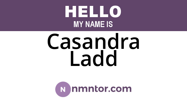 Casandra Ladd