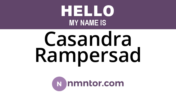Casandra Rampersad