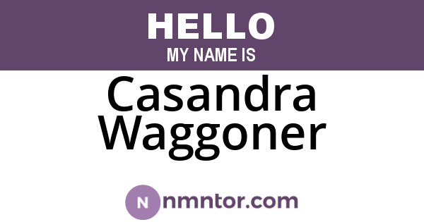 Casandra Waggoner