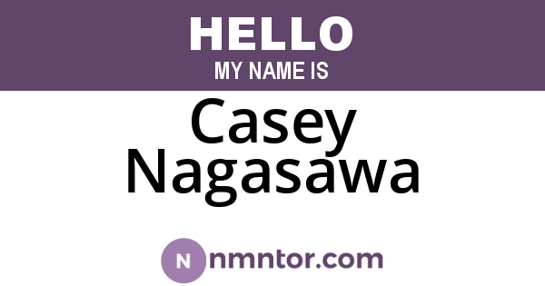 Casey Nagasawa