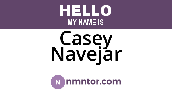 Casey Navejar