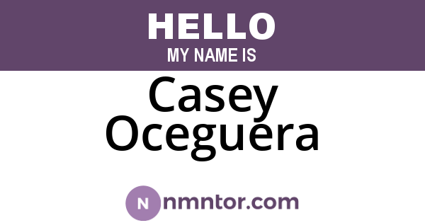 Casey Oceguera