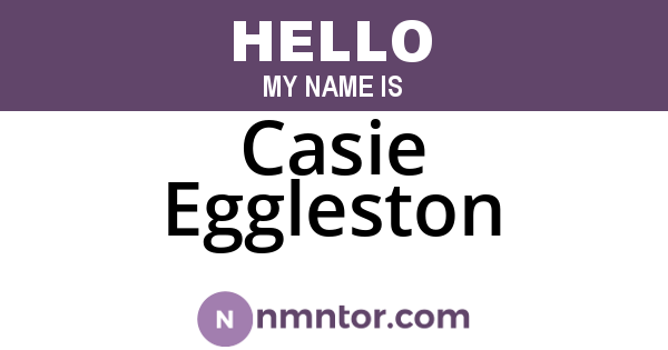 Casie Eggleston