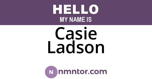 Casie Ladson
