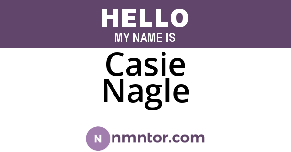 Casie Nagle