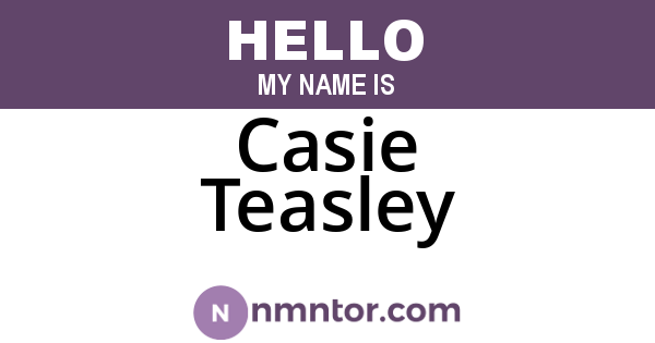 Casie Teasley