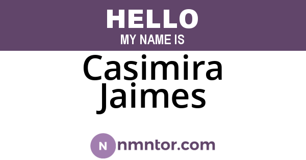 Casimira Jaimes