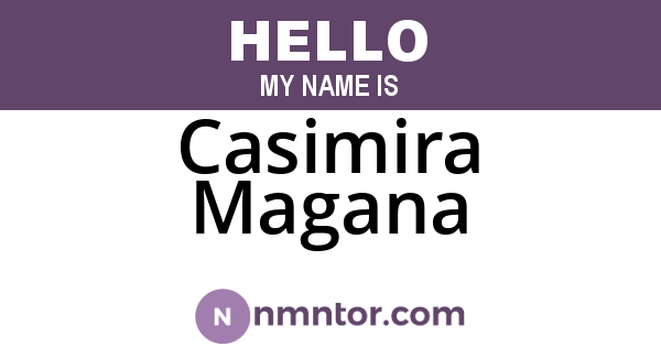 Casimira Magana